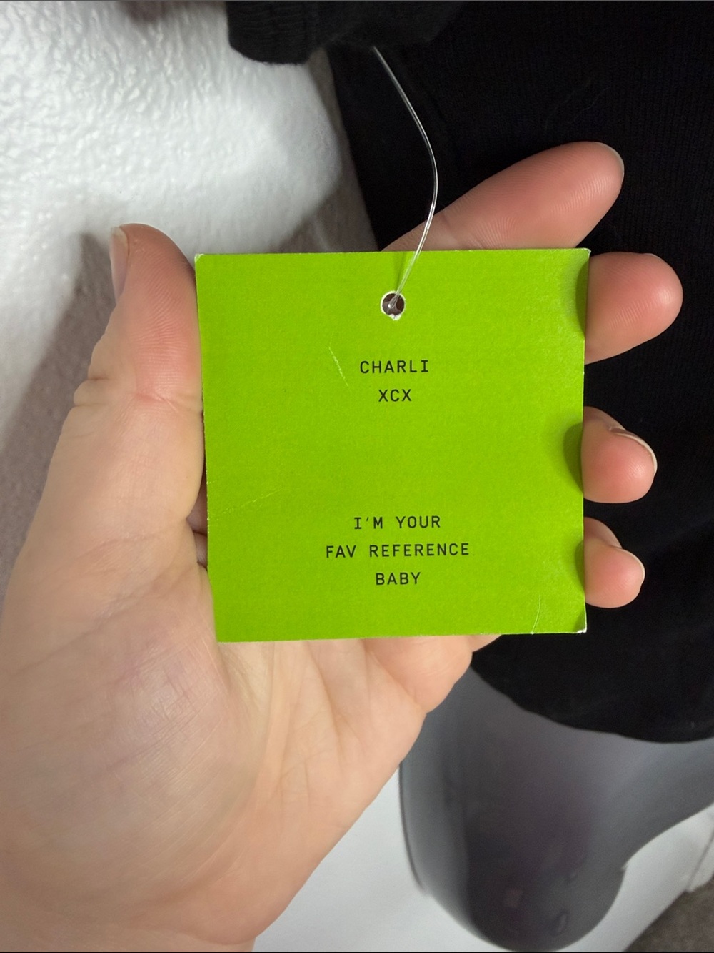 Charli XCX Official Brat Baby Tee - Small - Picture 5 of 6